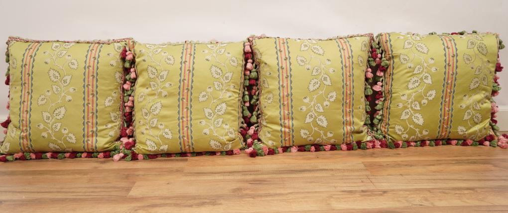 4 Scalamandre Silk Brocade Throw Pillows (1 of 5)