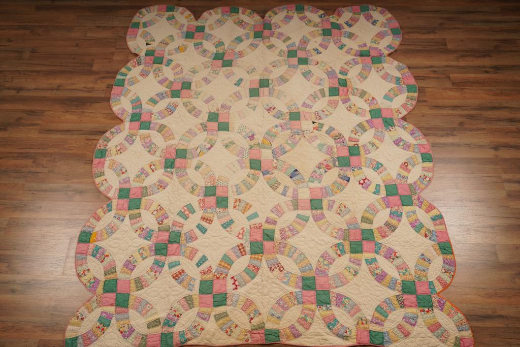 American Wedding Ring Patchwork Quilt (1 of 6)