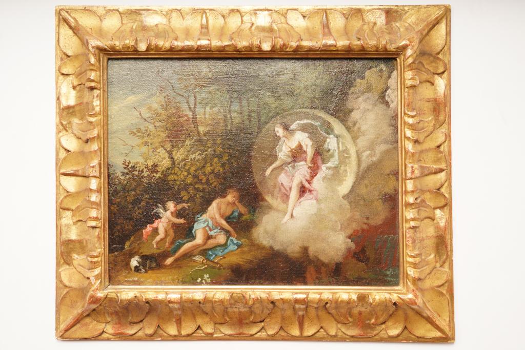 18thC French School Oil Canvas Allegory of Love (1 of 4)