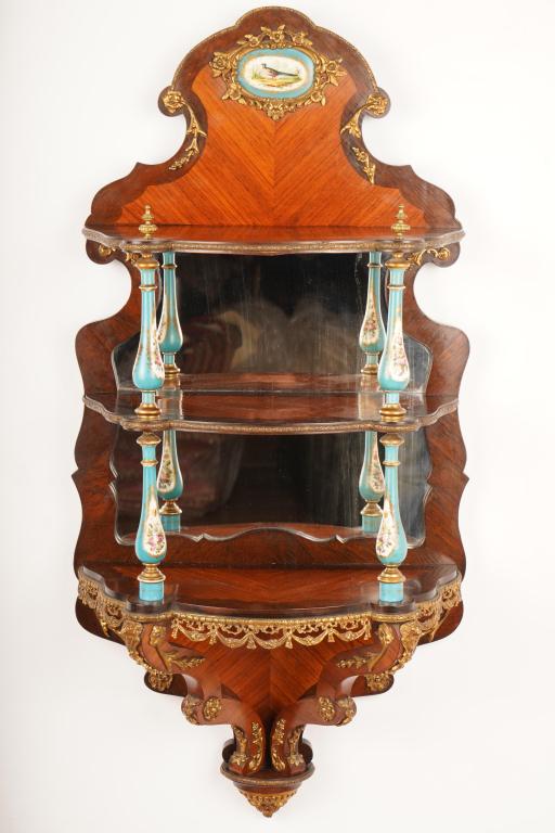 19thC Louis Phillipe Gilt Metal Wall Shelf (1 of 10)