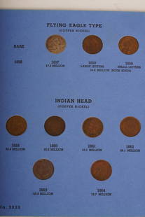 56 Indian Head Cents in No. 9003 Book: 56 Indian Head Cents in No. 9003 Book