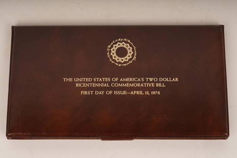 Franklin Mint $2 First Day Issue w Certificate: Includes all paperwork