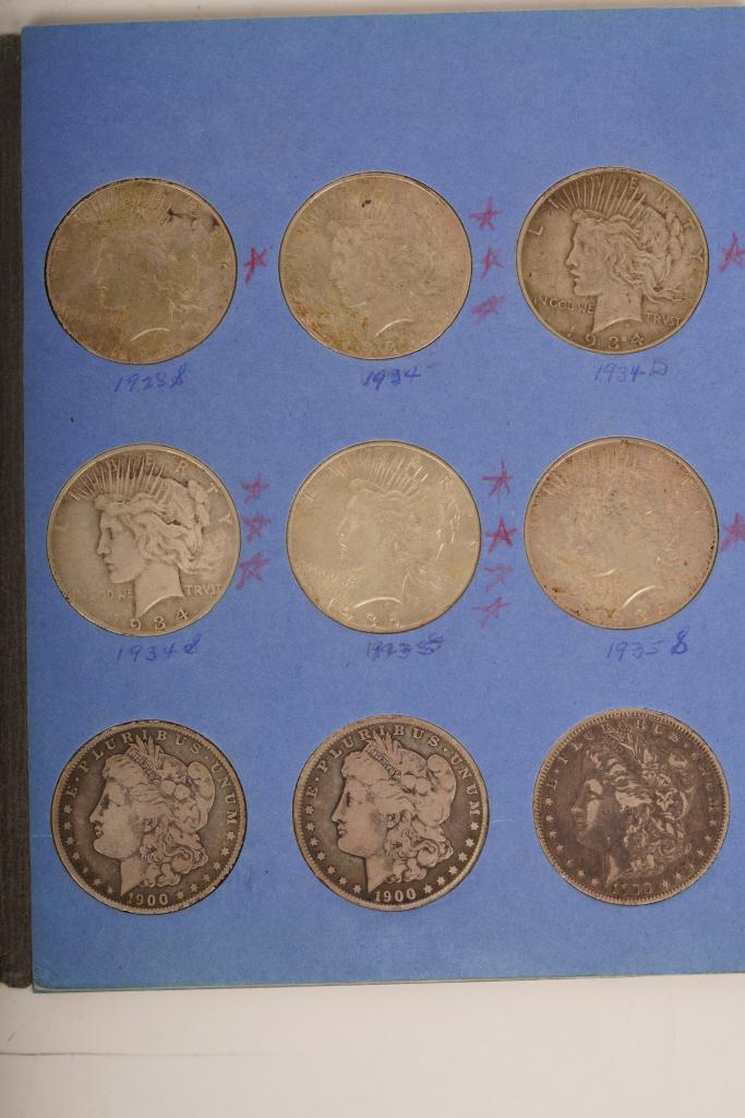 Group $27 US Peace 90% Silver Dollars (1 of 3)