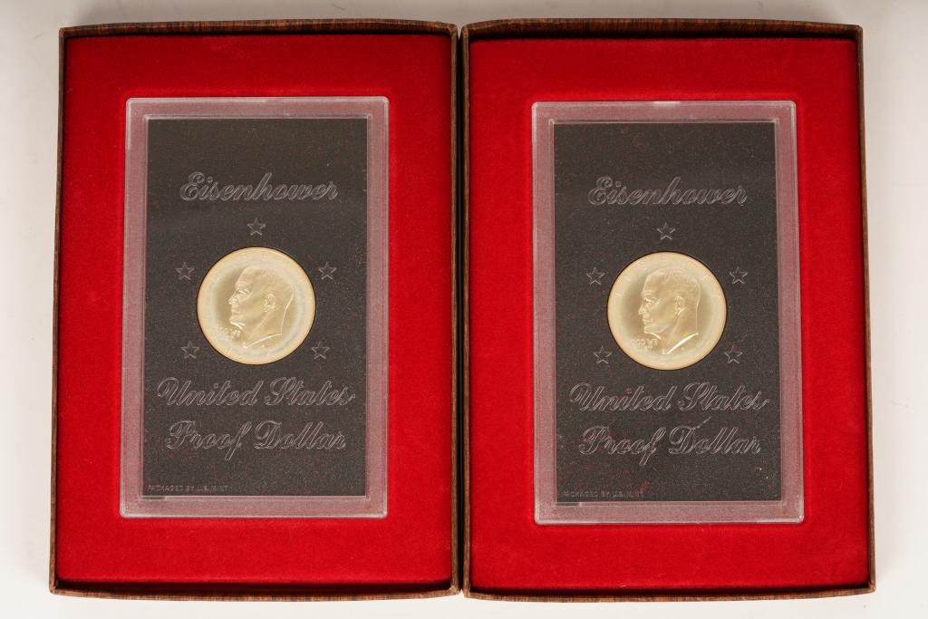 Group 2 1974 Eisenhower US Proof Dollars (1 of 4)