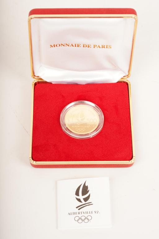 1992 Albertville 1/2oz GOLD Olympic Coin (1 of 4)