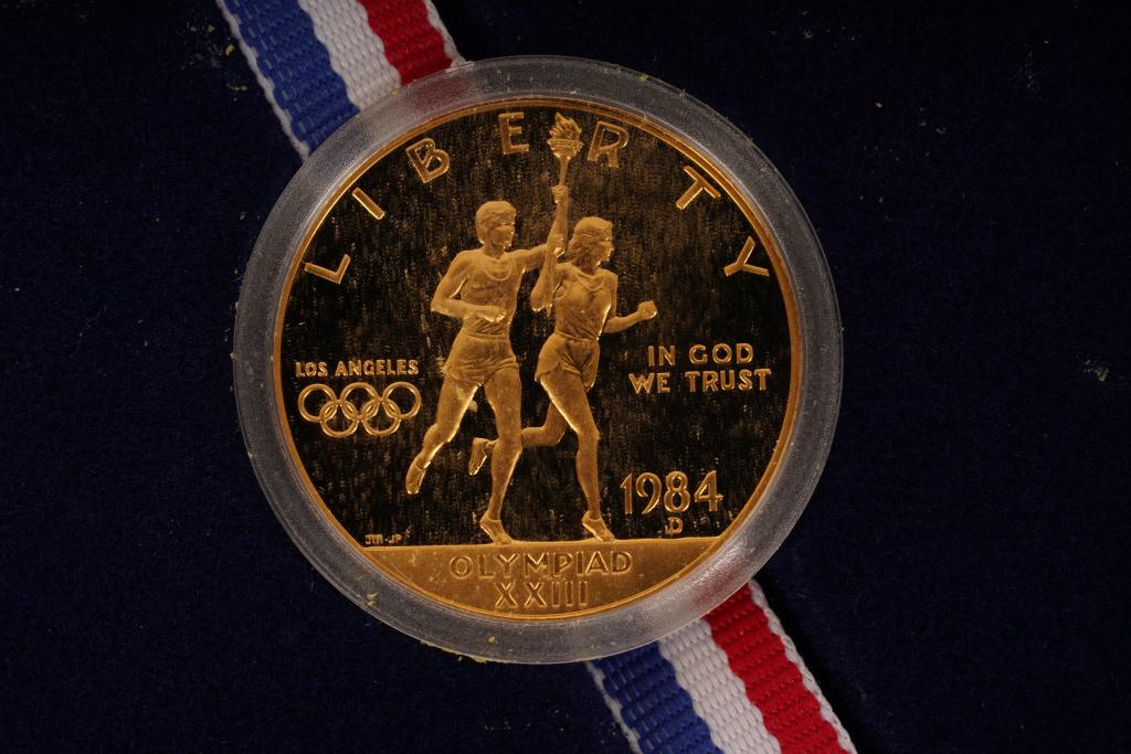 US 1984 Olympic Gold Eagle Proof Set (1 of 6)