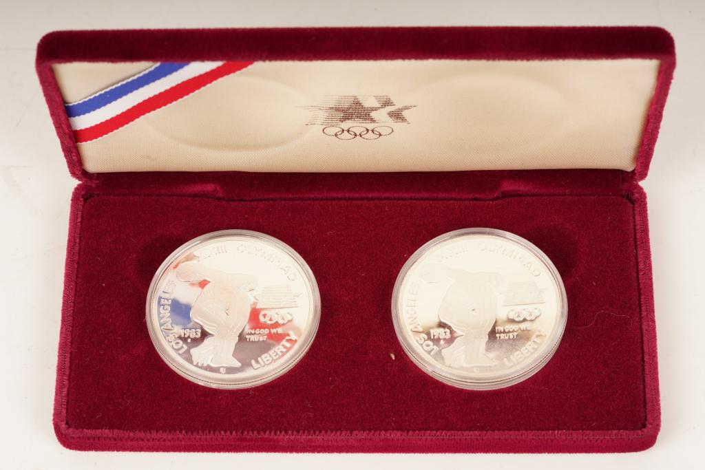 Group 2 1983 Olympic Silver Dollars (1 of 8)