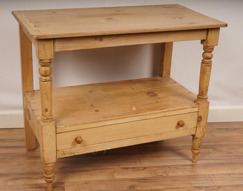 American Pine Worktable/Washstand (1 of 5)
