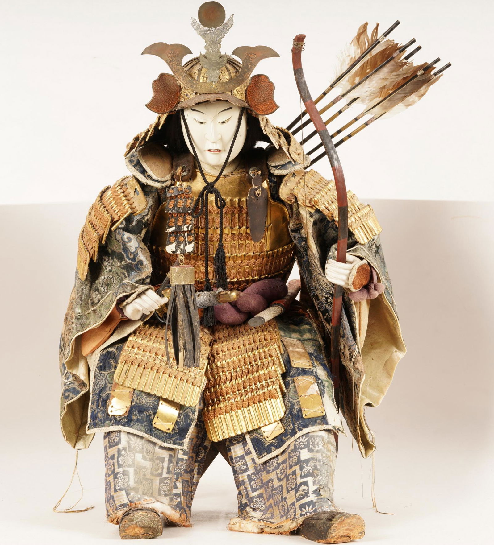 Japanese Ningyo Doll Samurai Doll (1 of 8)