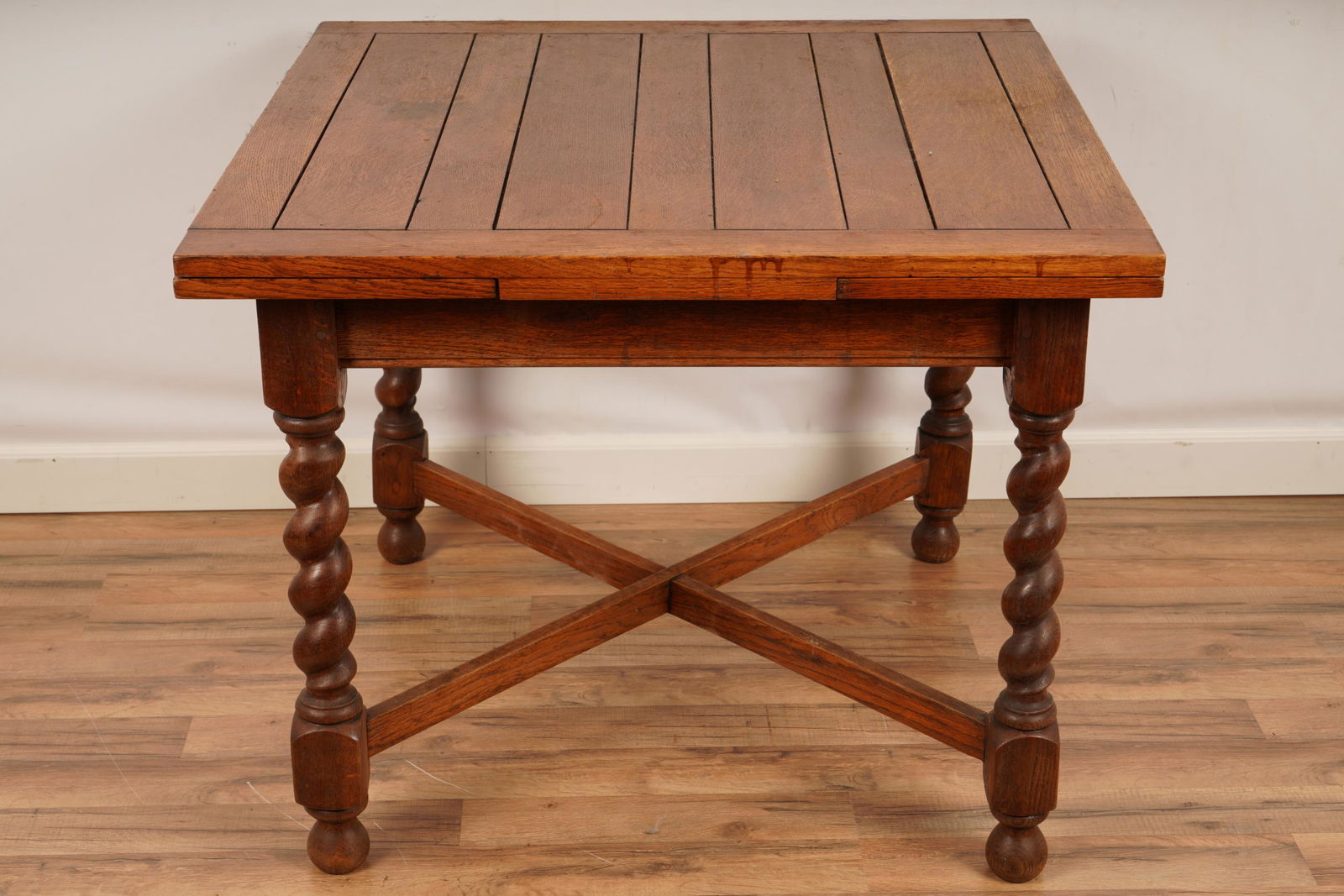 Oak Barley Twist Dining Table (1 of 5)
