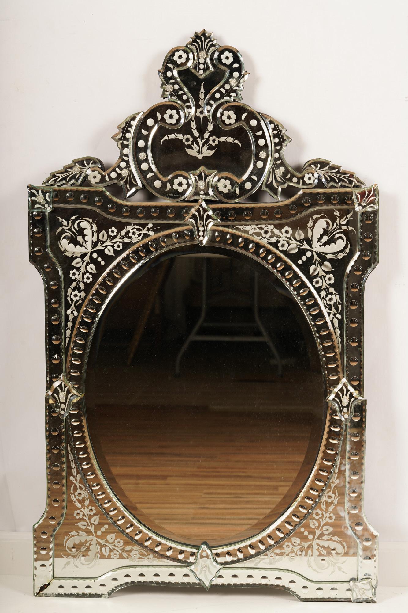 Large Venetian Mirror (1 of 6)