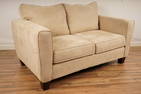 Hillcraft Furniture Contemporary Uph. Loveseat