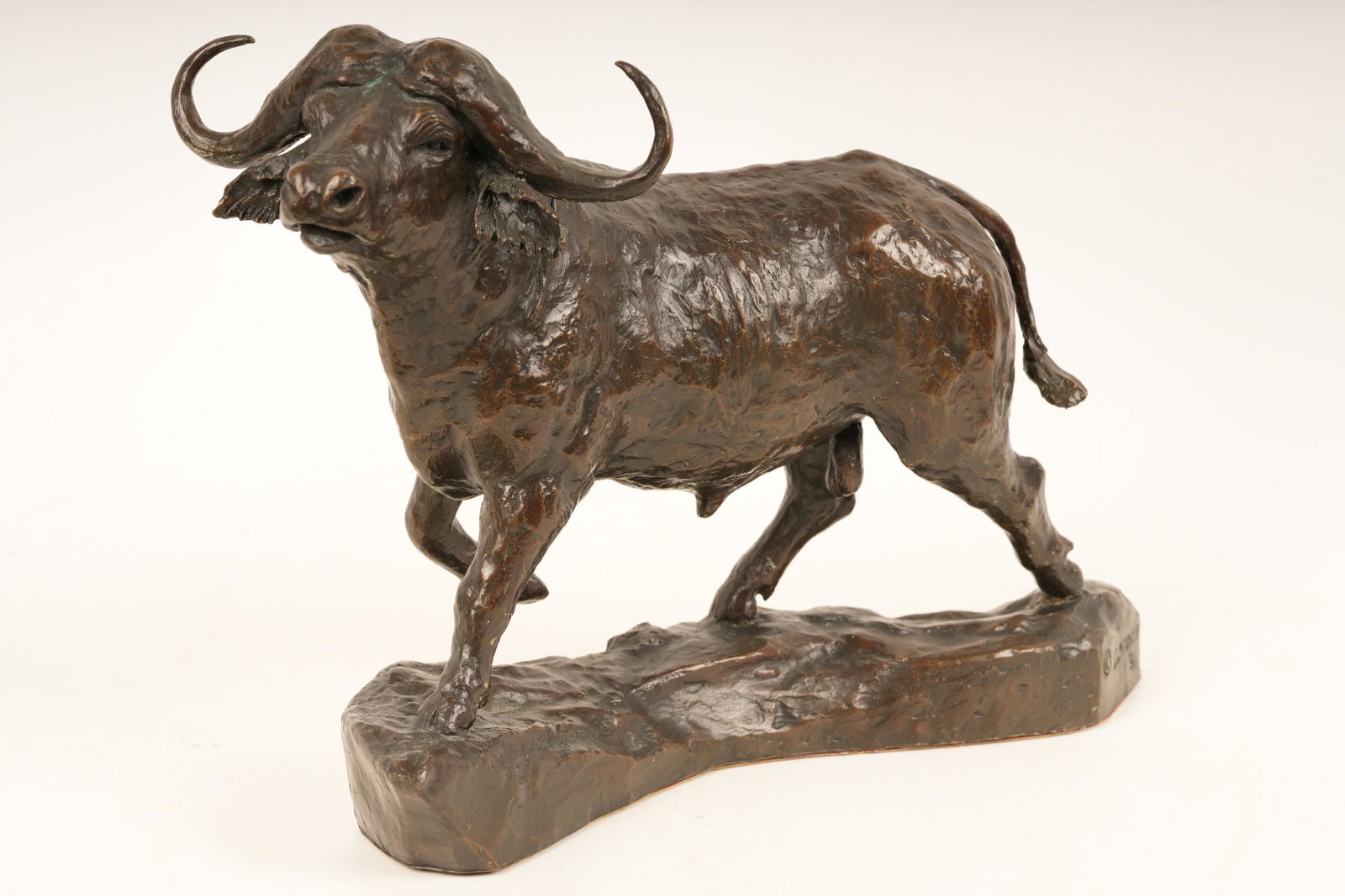 Bunny Connell (American, 20th Century) Bronze Water Buffalo (1 of 8)