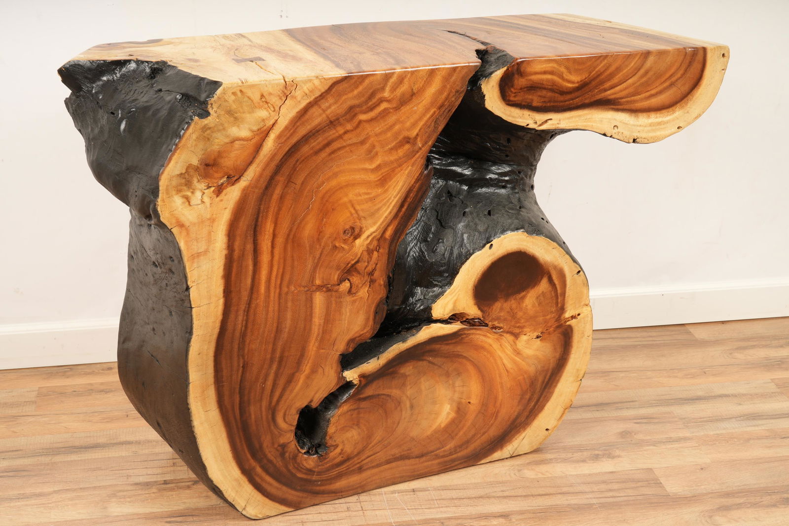 Carved Tree Root Console Table Nov 03, 2022 Hunt and Peck Estate