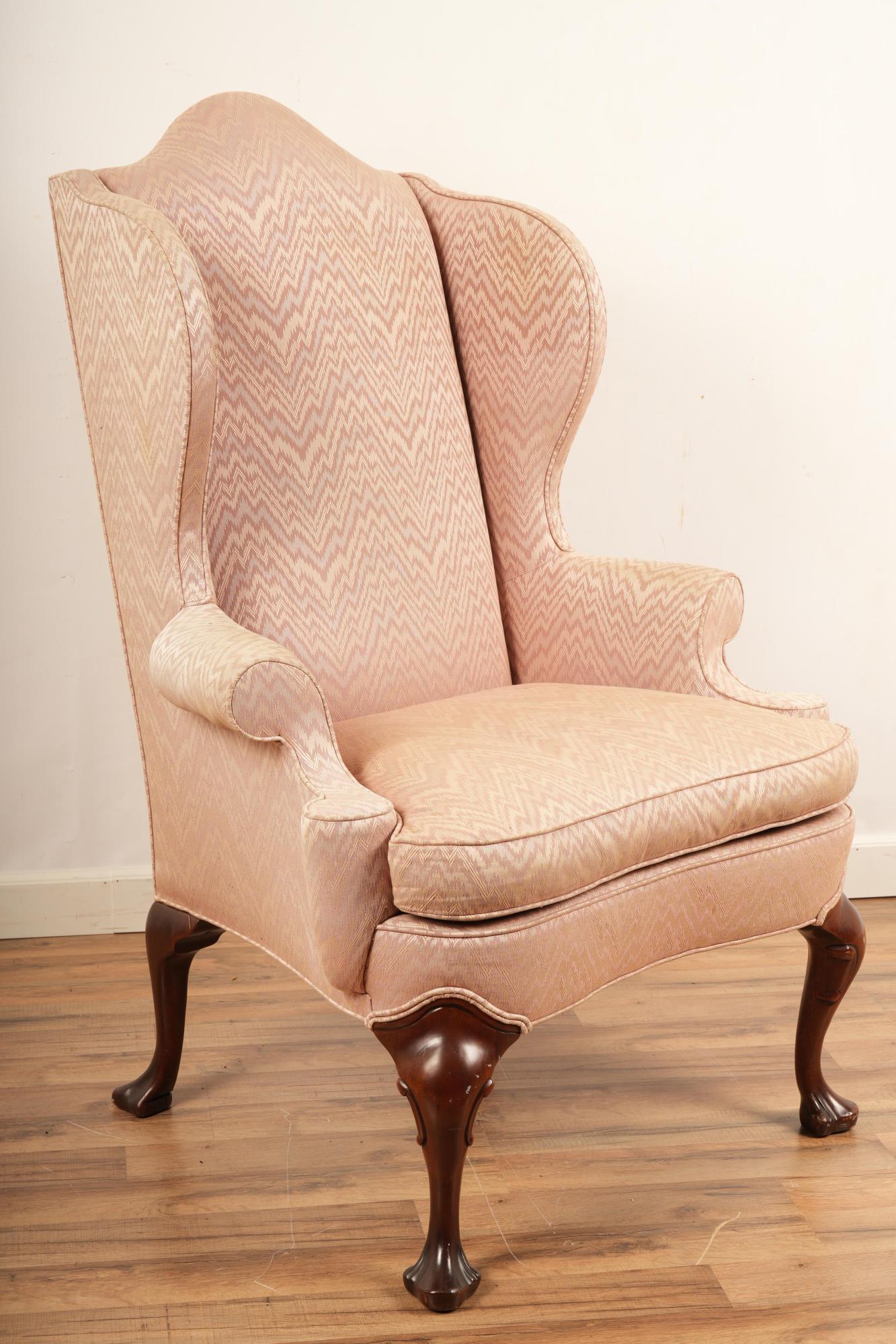 Upholstered Wing Back Chair by Hickory Chair (1 of 8)