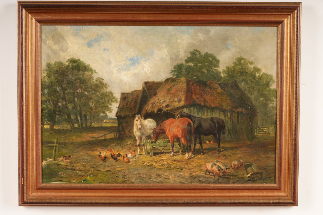 John Frederick Herring (1795-1865) Oil on Canvas (1 of 7)