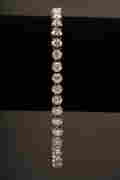 14k White Gold Italy DIamond Tennis Bracelet (1 of 6)