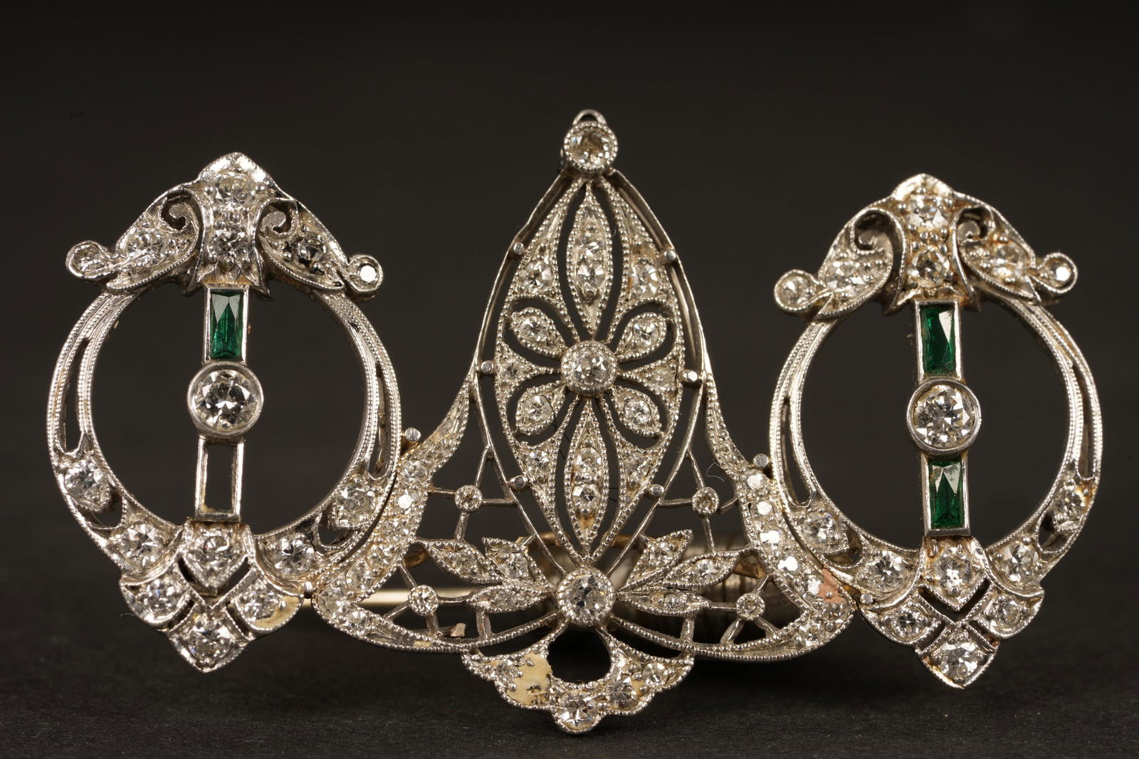 Tiffany & Co Platinum Diamond Brooch (1 of 6)