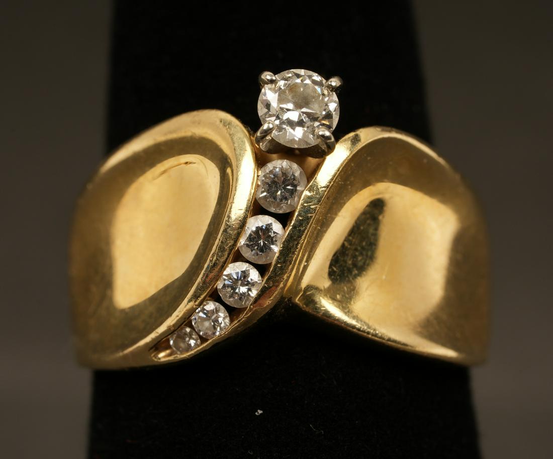 14k Gold Diamond Ring (1 of 6)