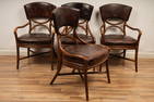 4 Rattan Dining Chairs By Artistica