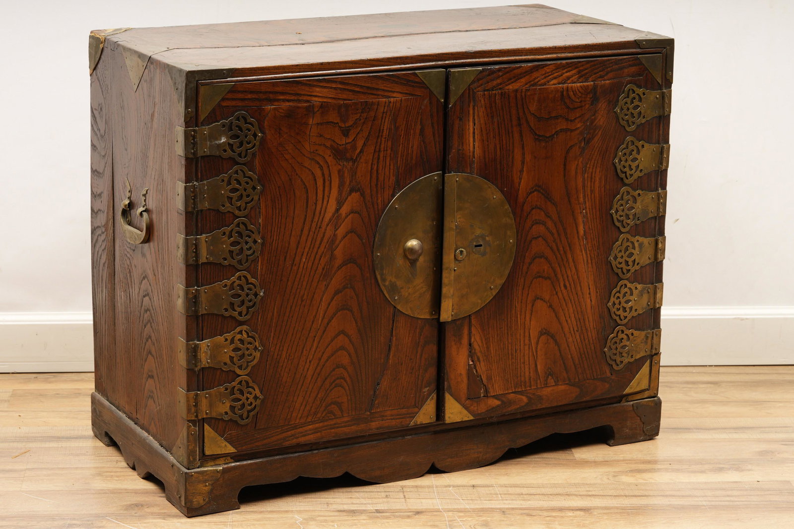 Chinese Brass Mounted Campaign Chest (1 of 7)