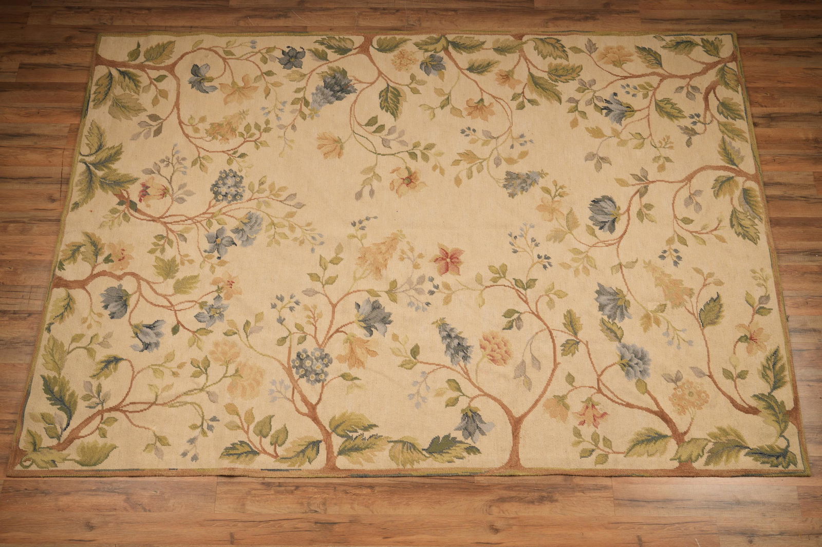 Wool Floral Needlepoint Carpet (1 of 5)