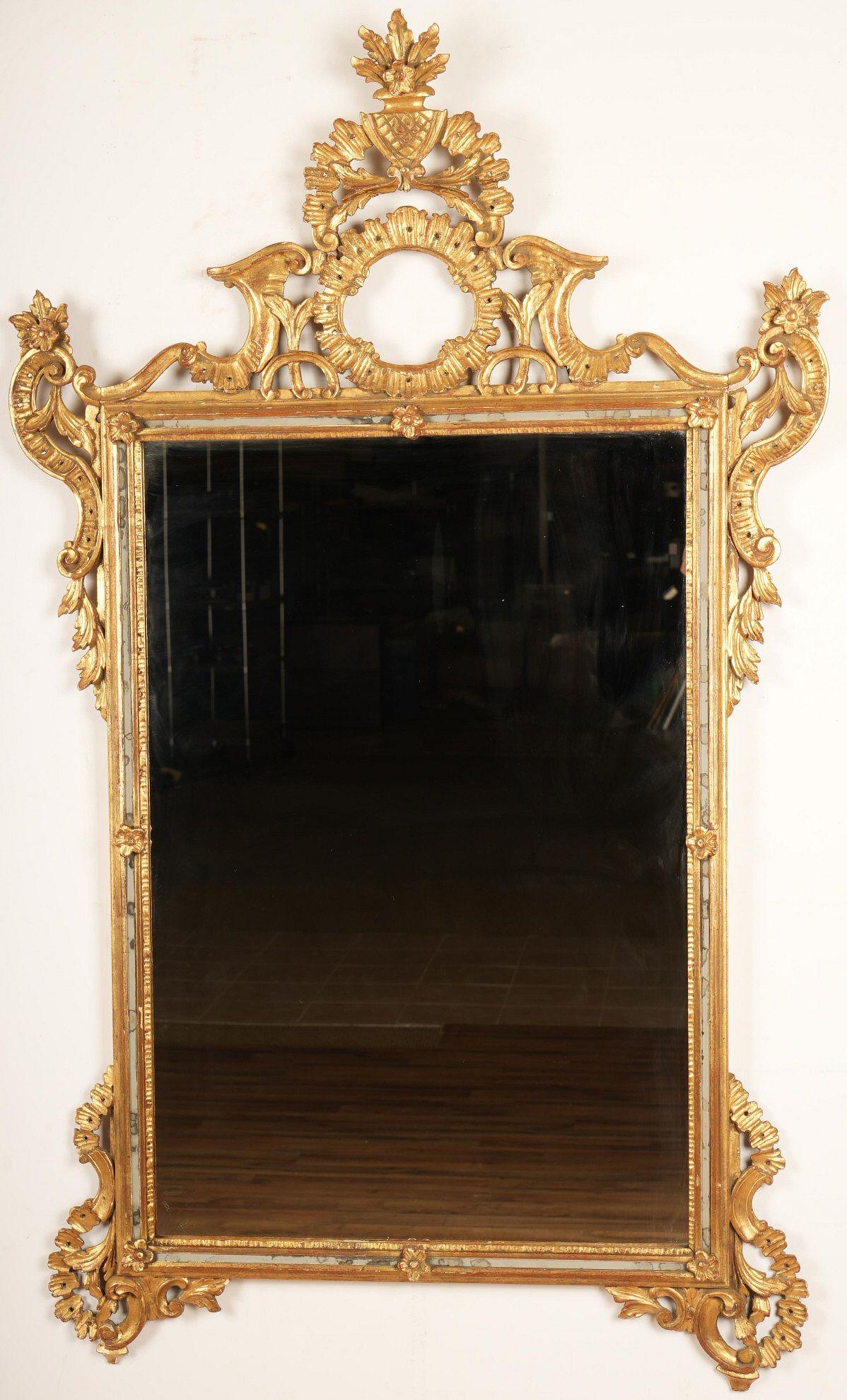 Georgian Style Gilt Wood Wall Mirror (1 of 7)