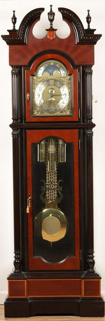 Steinway & Sons Hentschel Cherry Grandfather Clock (1 of 10)