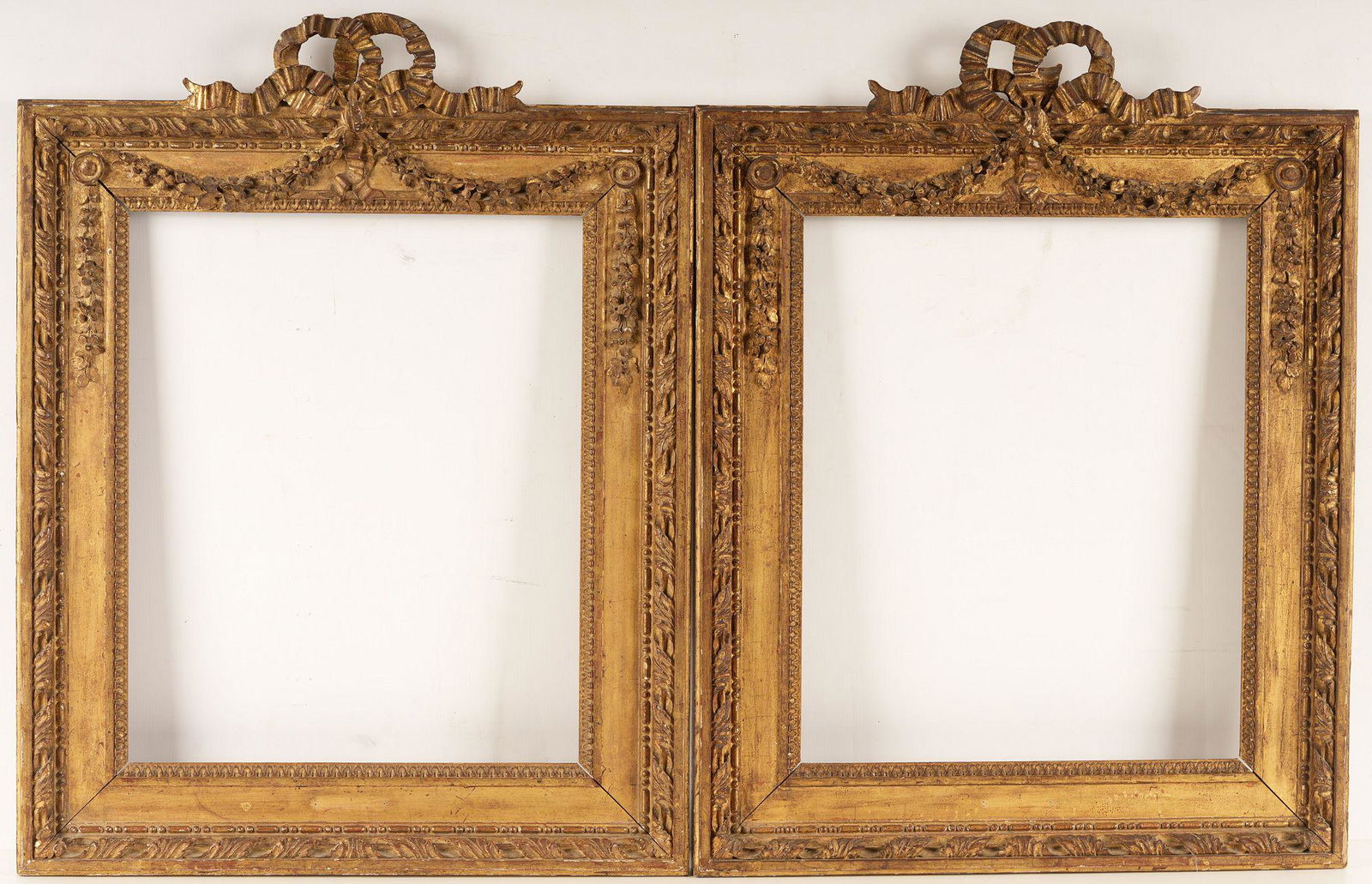 Pair Early Louis XVI Gilt Wood Gesso Frames (1 of 11)