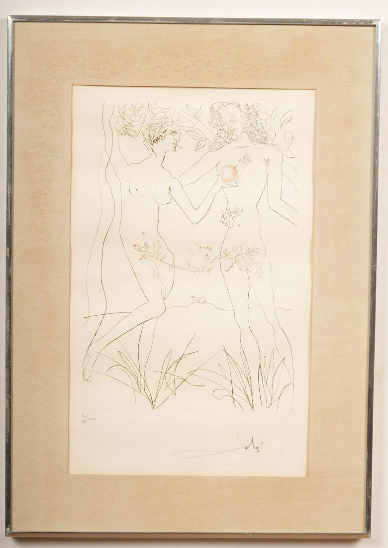 Salvador Dali (1904-1989)"Adam and Eve" (1 of 6)