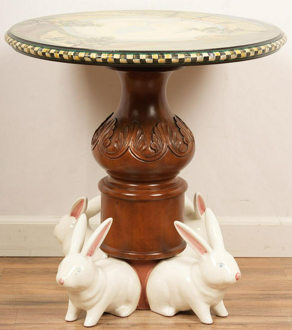 MacKenzie Childs Rabbit Landscape Table (1 of 6)