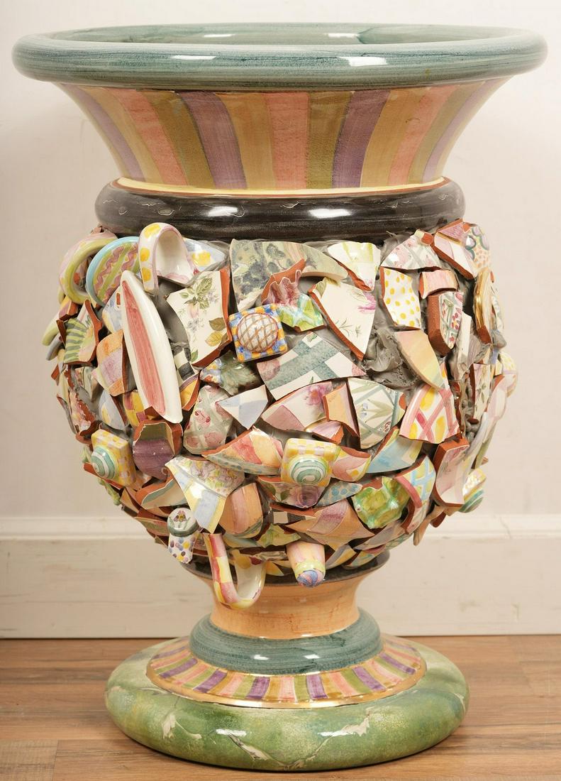 MacKenzie Childs "The Bodacious Urn-Putty Shard" (1 of 9)