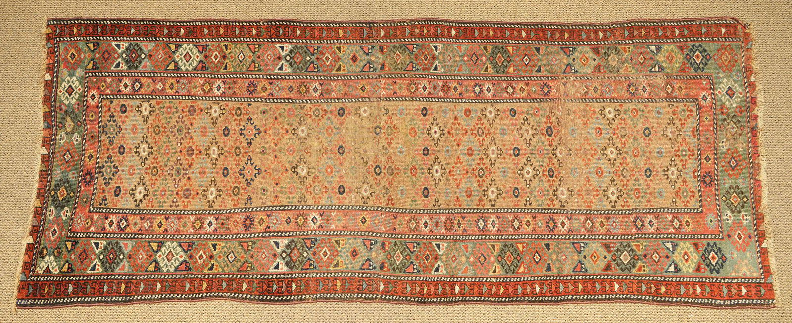 Large Hand Knotted Wool Carpet (1 of 5)