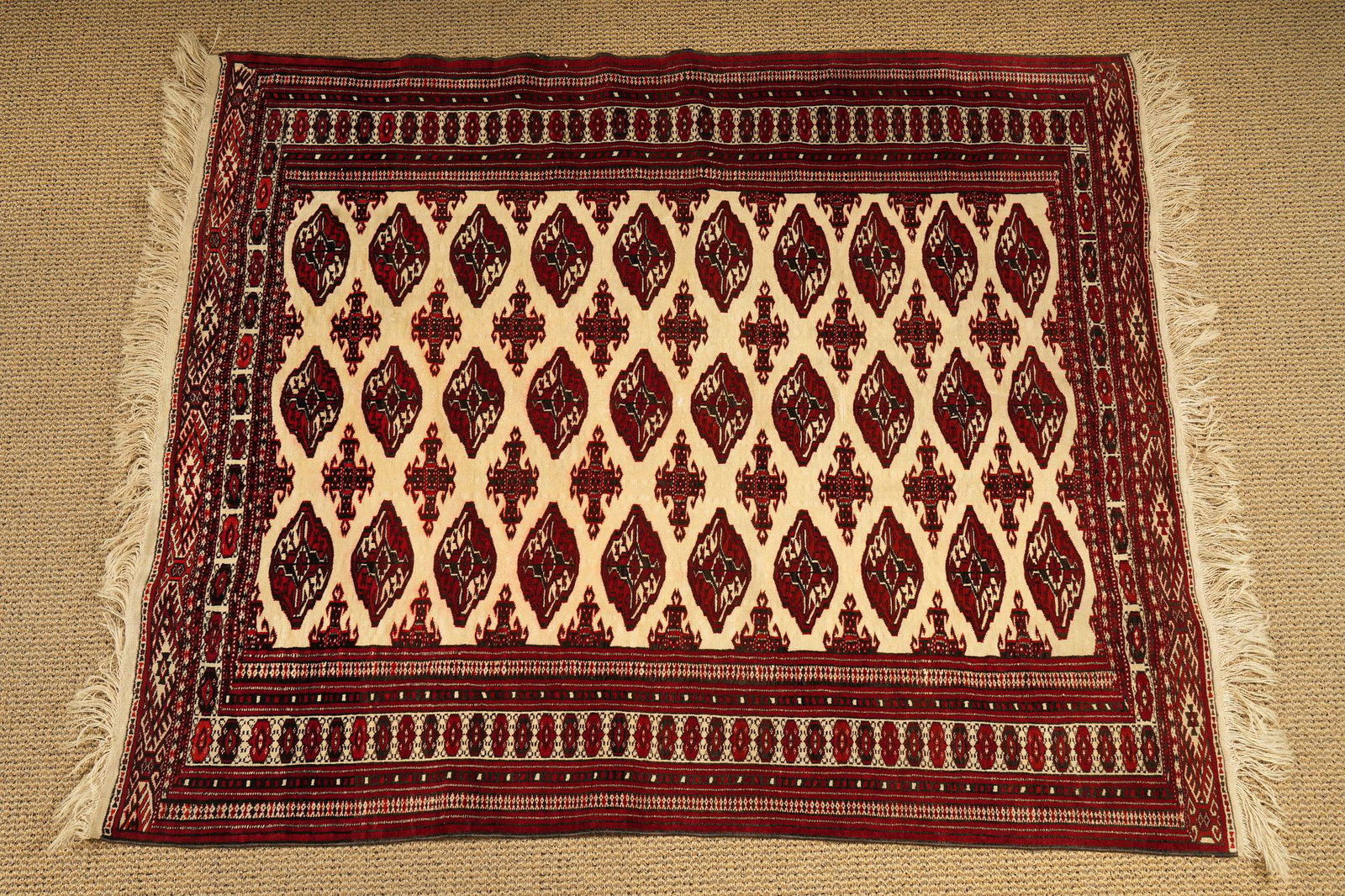 Persian Hand Knotted Wool Carpet (1 of 5)