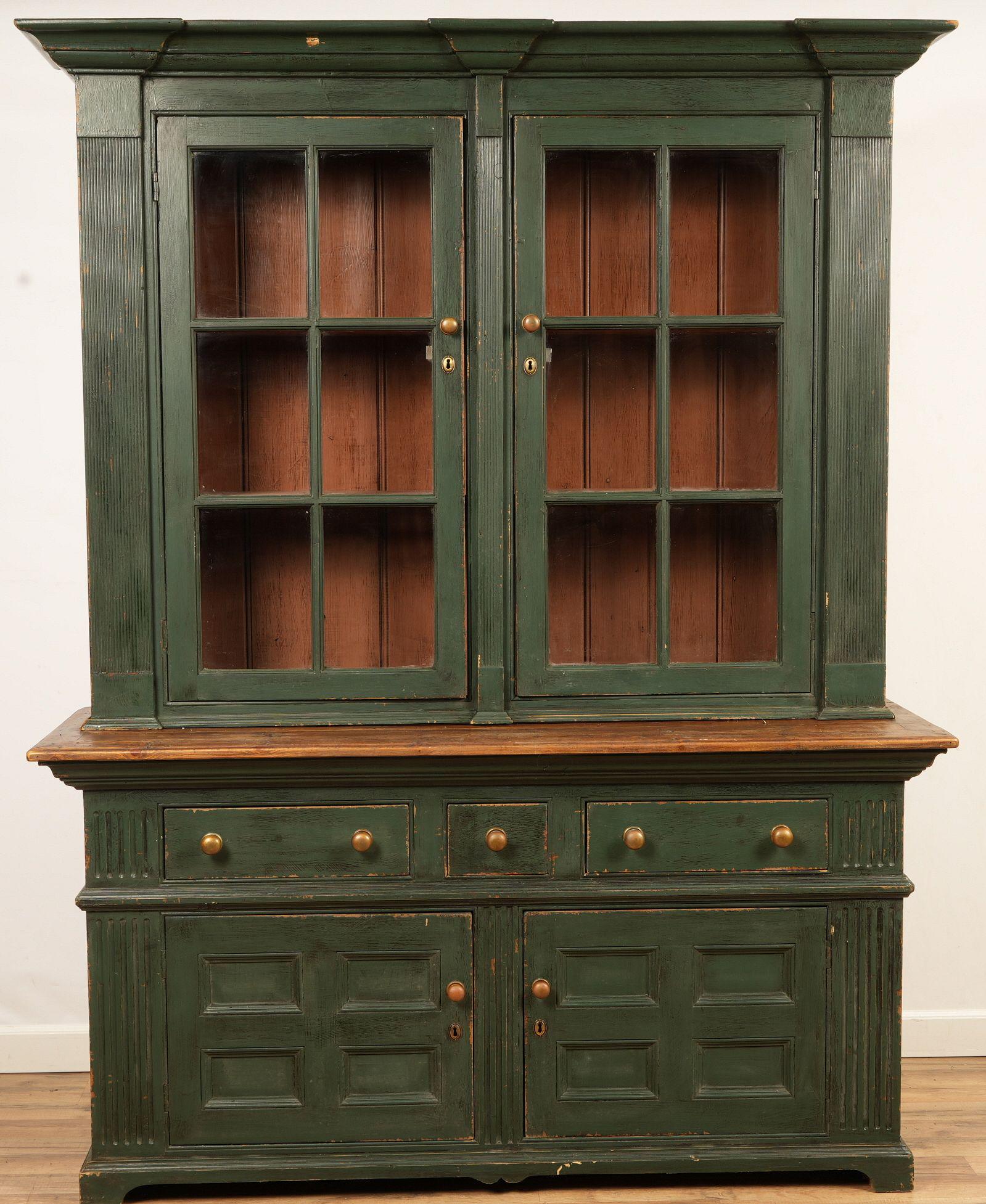 Green 2024 hutch cabinet