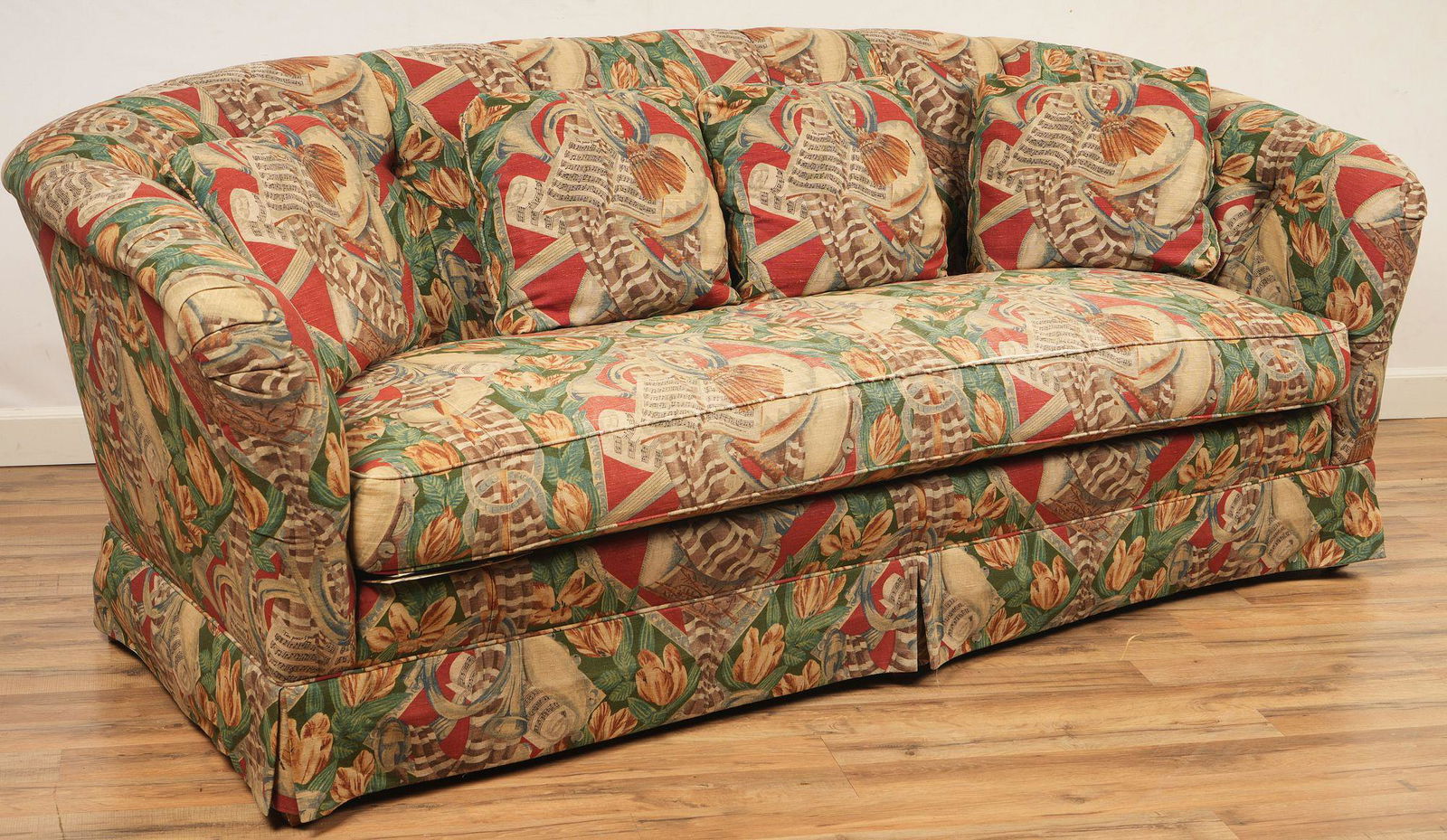 Hickory White Upholstered Sofa (1 of 6)