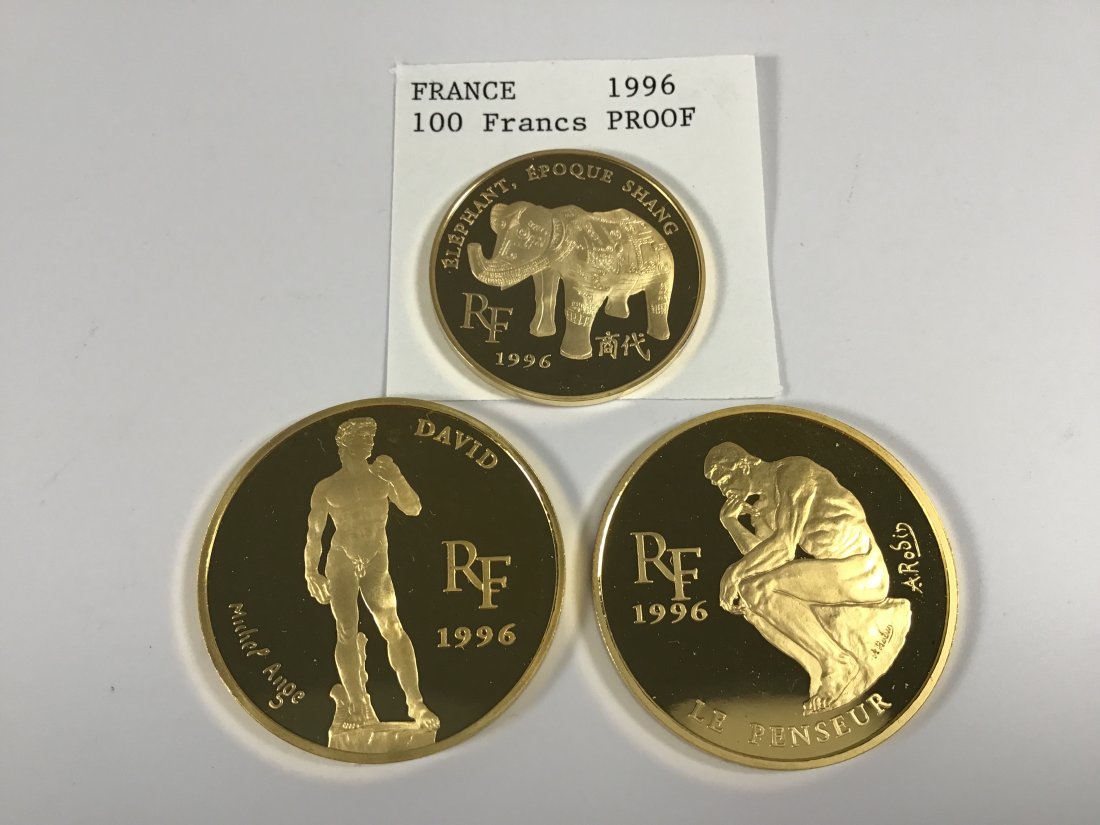 1996 French Gold Coins 2.5 oz. 1100 Francs (1 of 2)