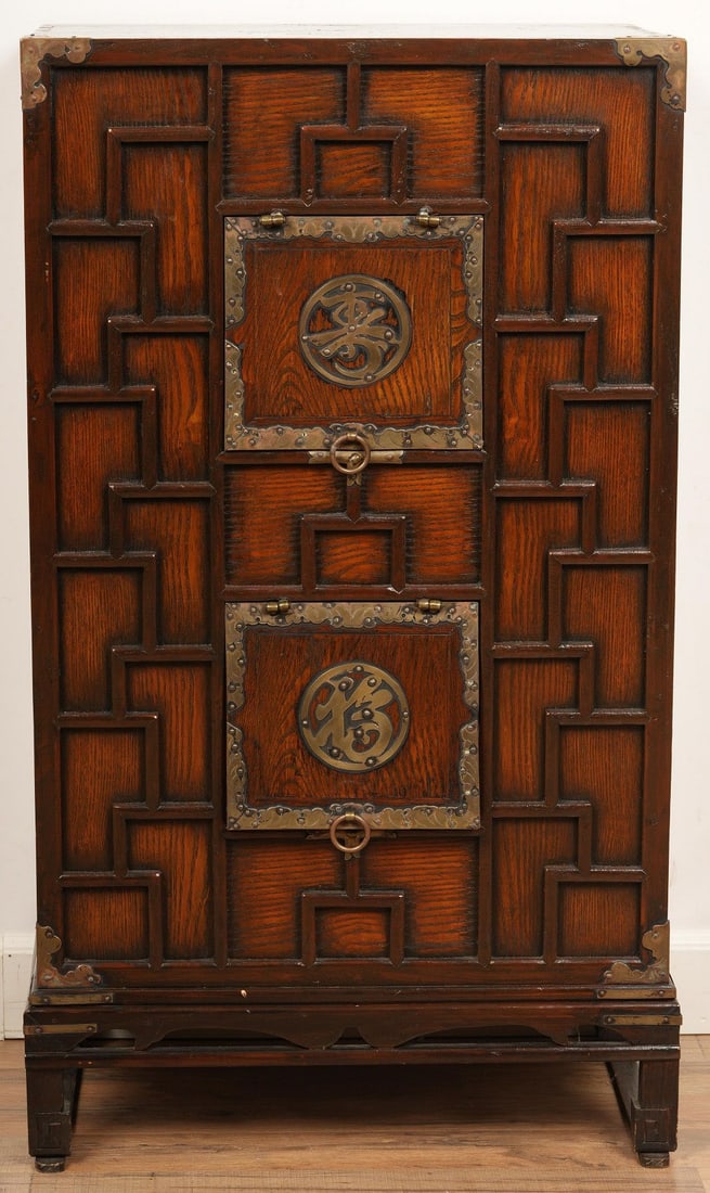 Korean Tansu Chest With Luck And Happiness Symbols (1 of 5)