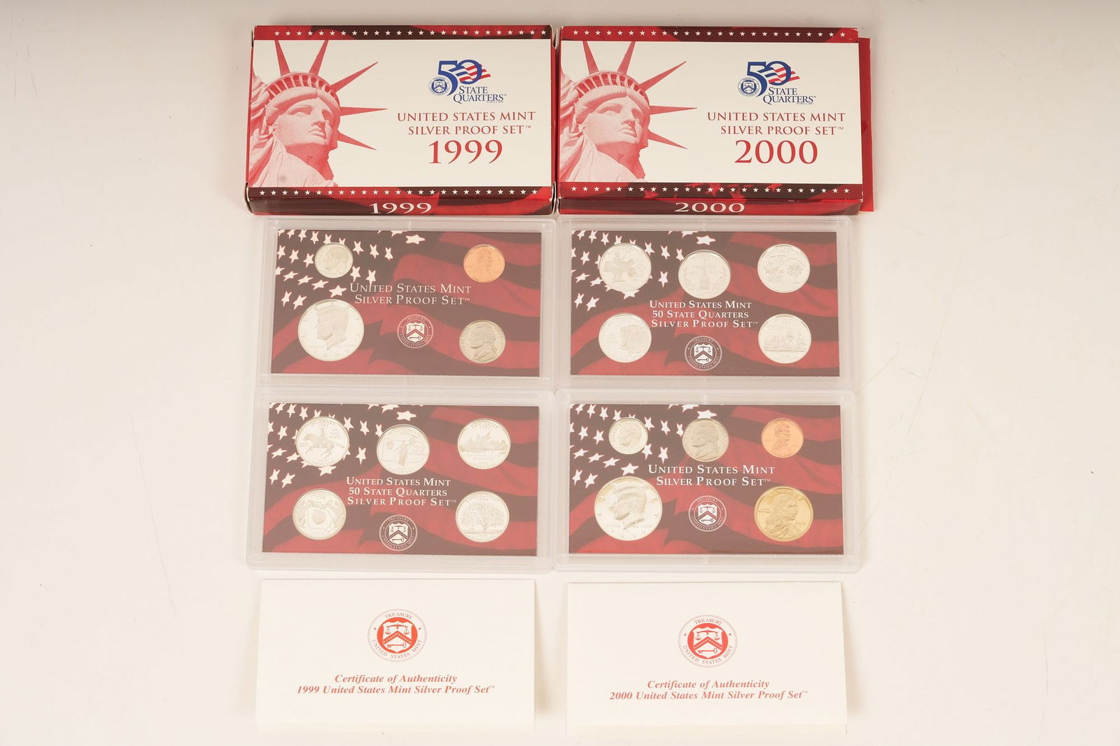 1999-2000 United States Mint Silver Proof Set (1 of 4)