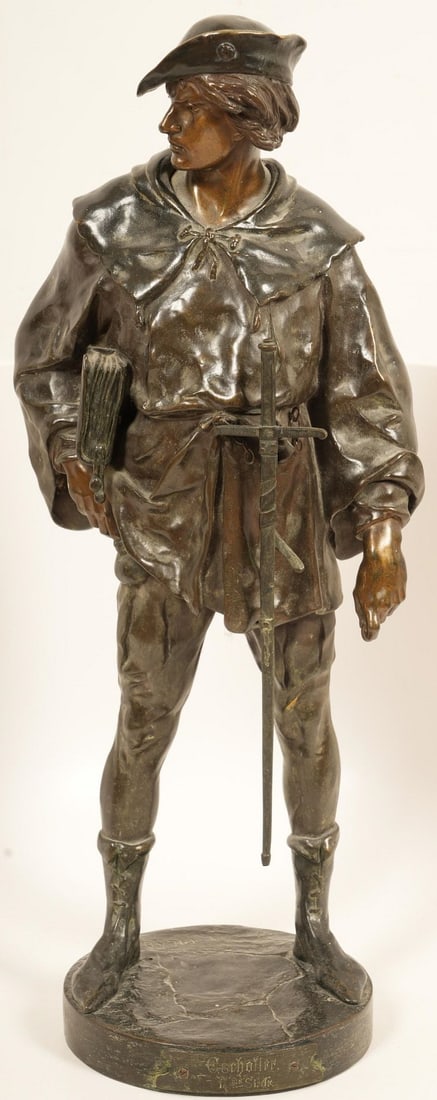 Emile Picault (French 1833-1915) Bronze Sculpture (1 of 10)