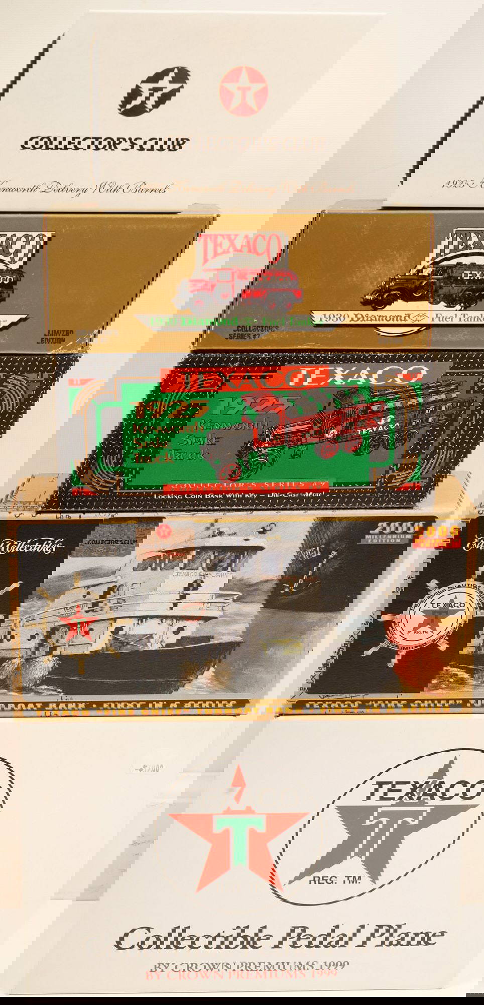 Lot Of 5 Texaco Collectibles Auction