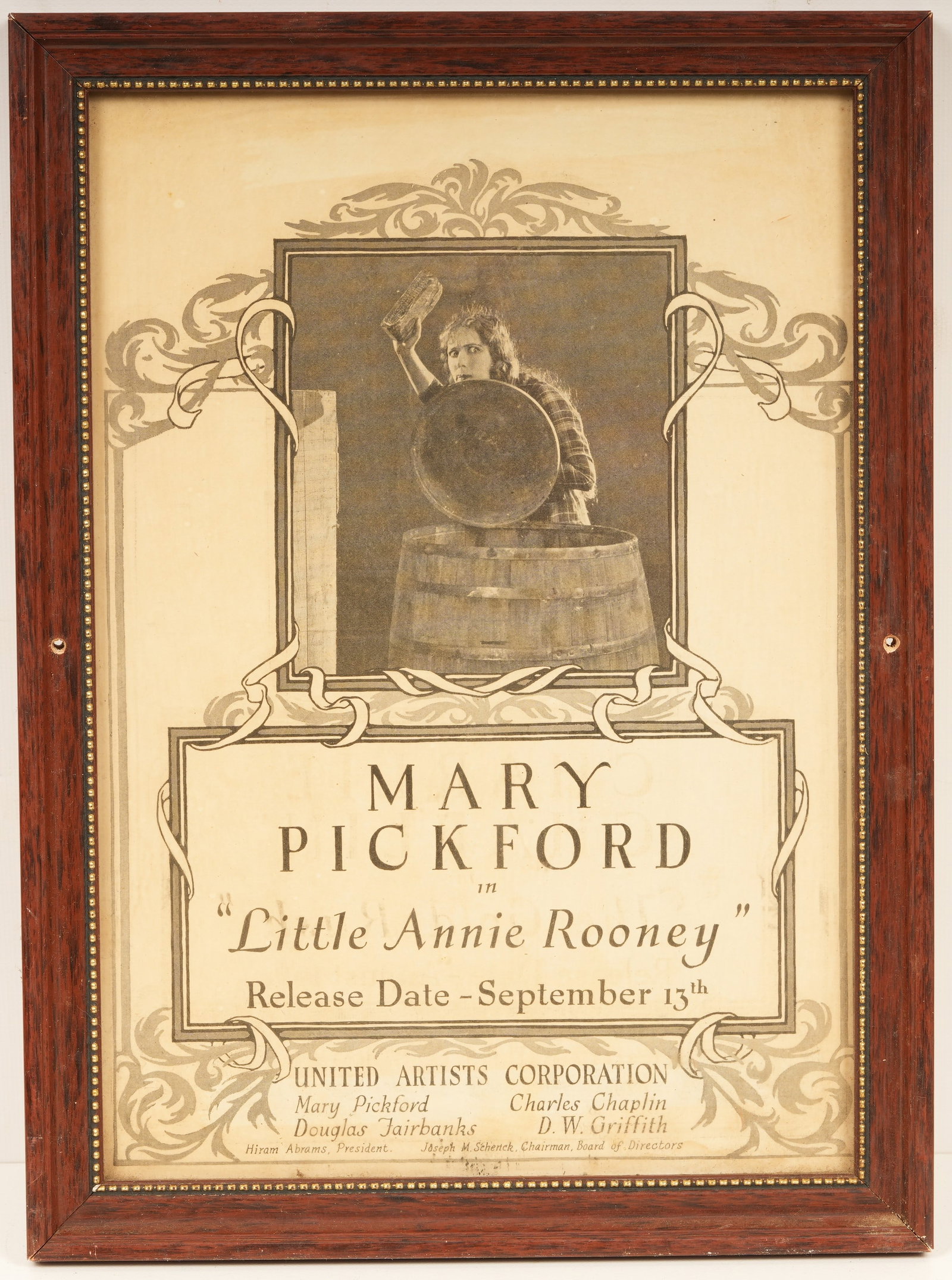 Mary Prickford "Little Annie Rooney" Movie Poster (1 of 3)