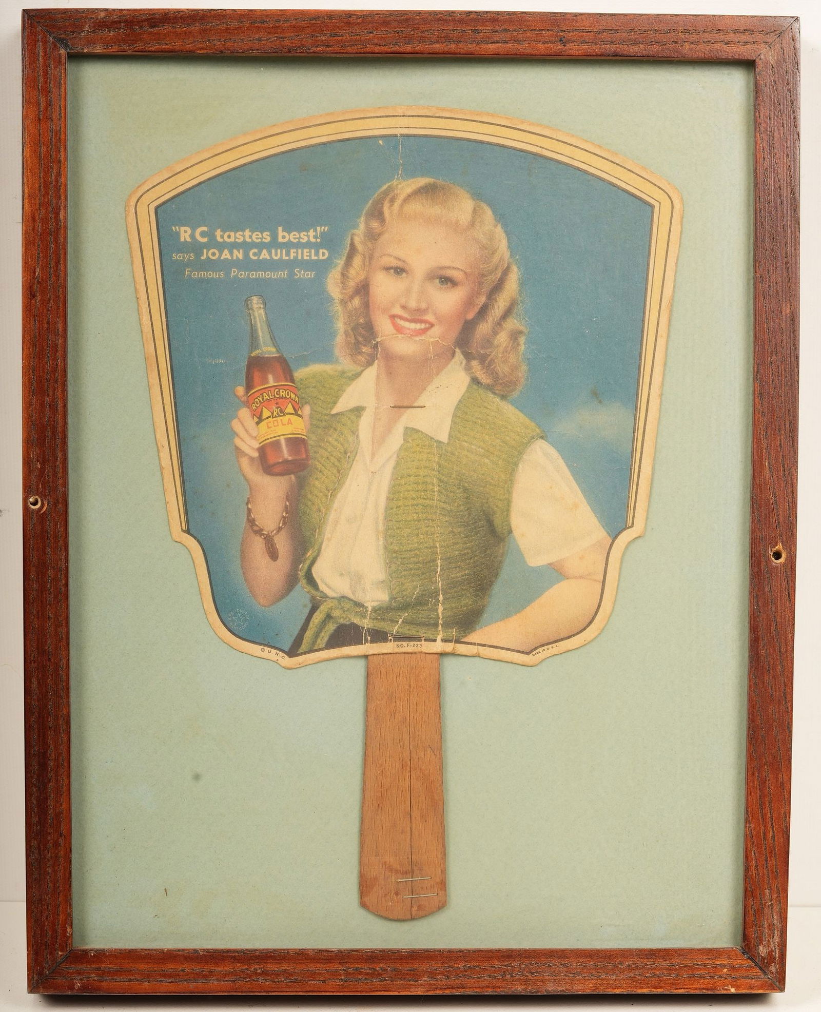 Vintage Royal Crown Cola Fan Ad (1 of 6)