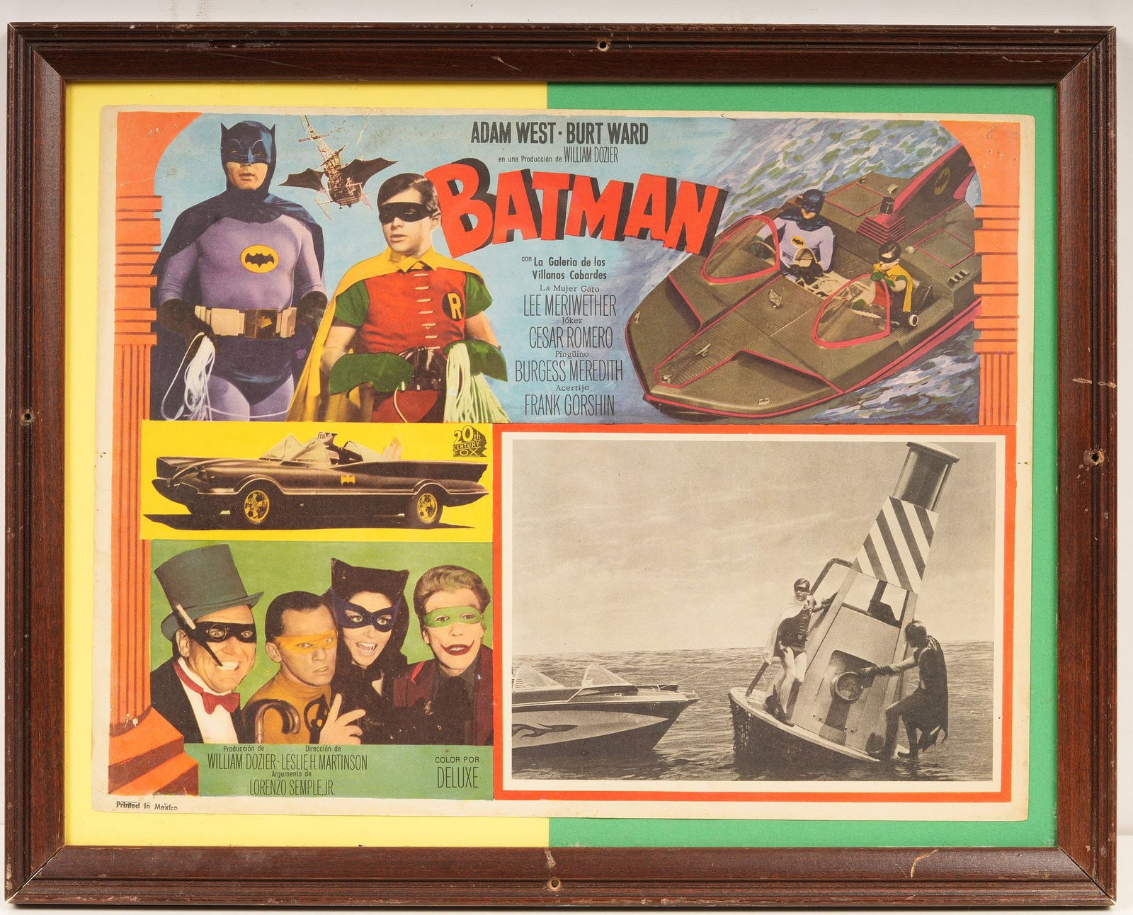 Vintage Mexican Adam West "Batman" Lobby Card (1 of 4)