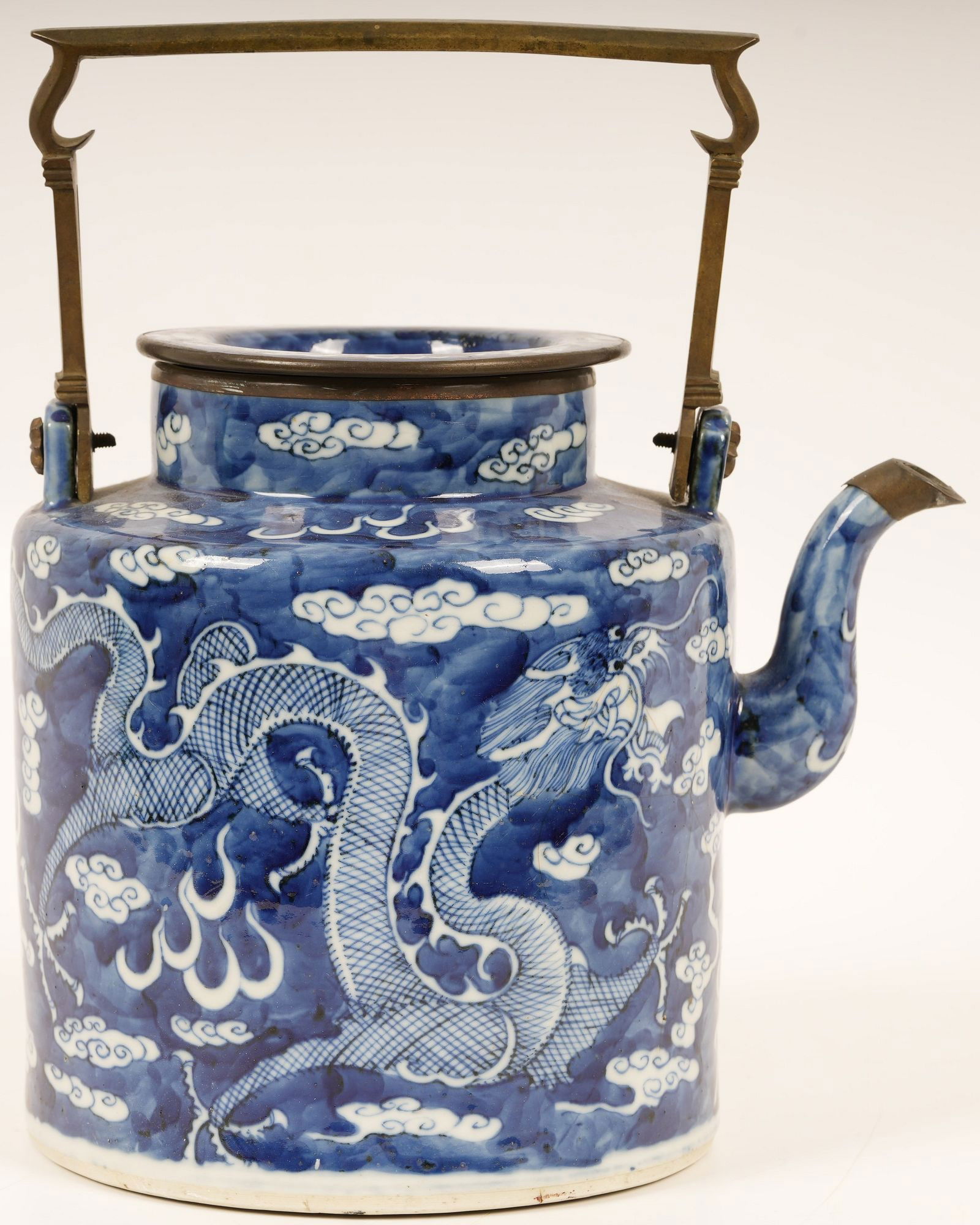 Chinese Blue and White Porcelain Tea Pot (1 of 6)