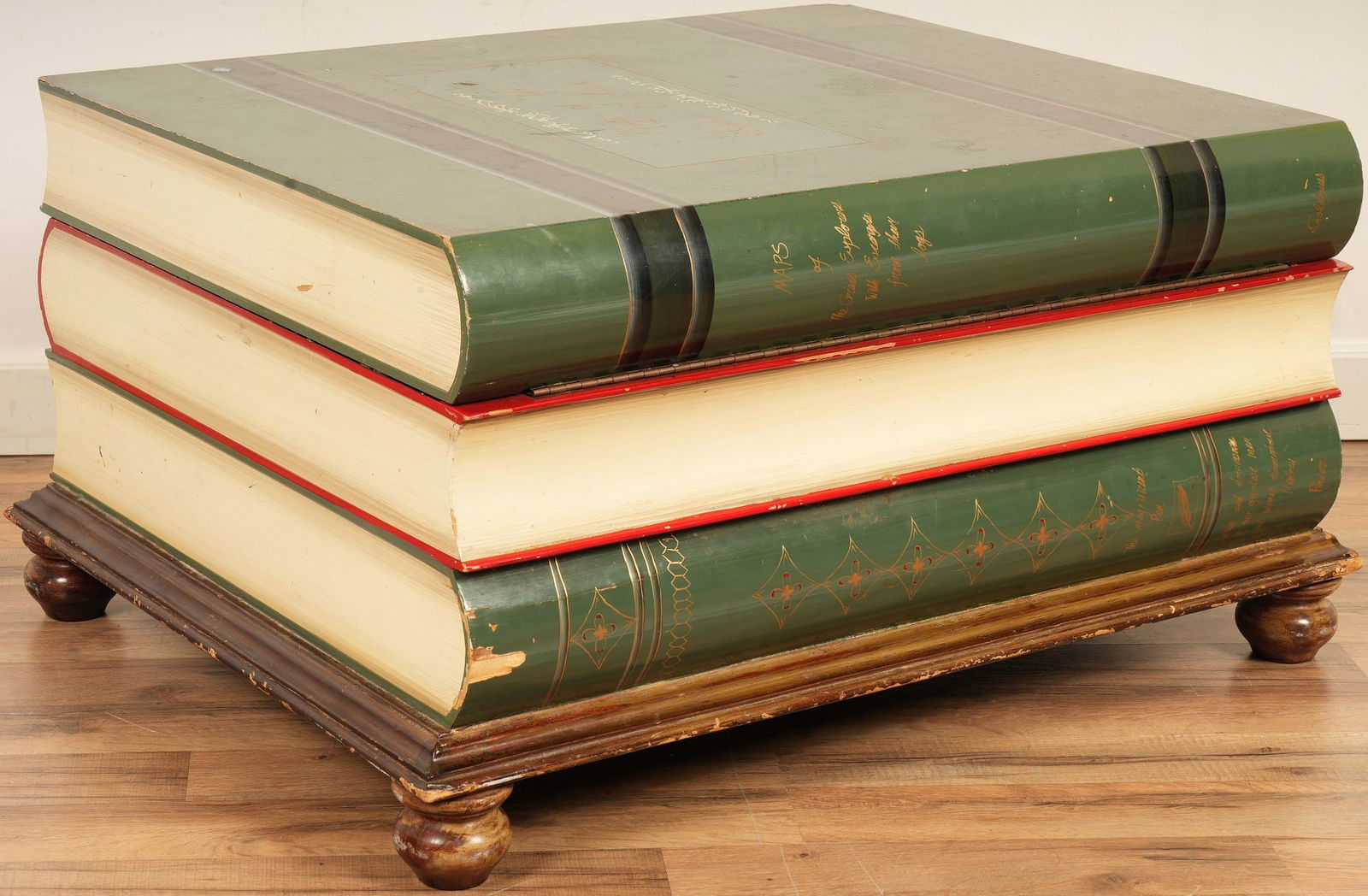 Maps of the Great Explorers Book Coffee Storage Table (1 of 6)