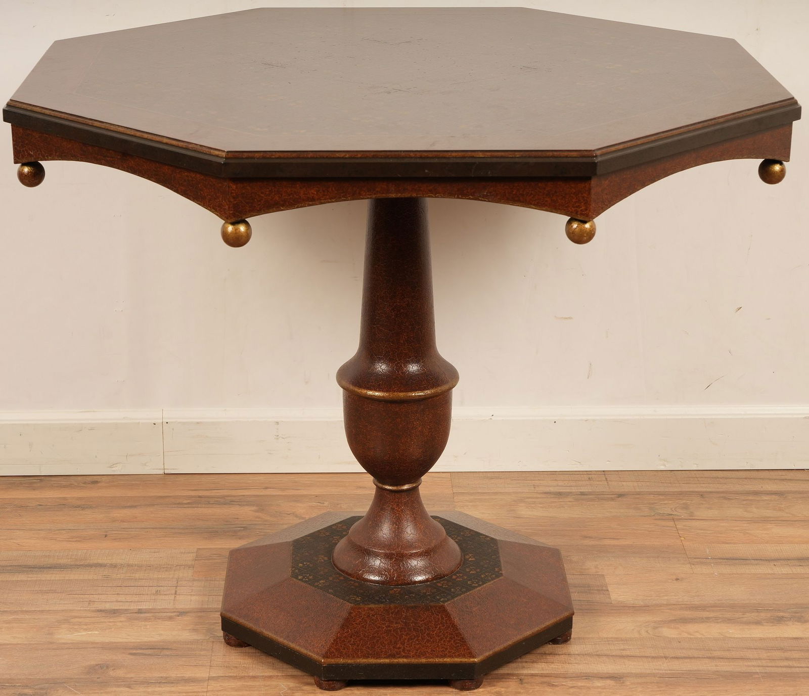 Brunschwig & Fils Wood Octagonal Center Table (1 of 4)