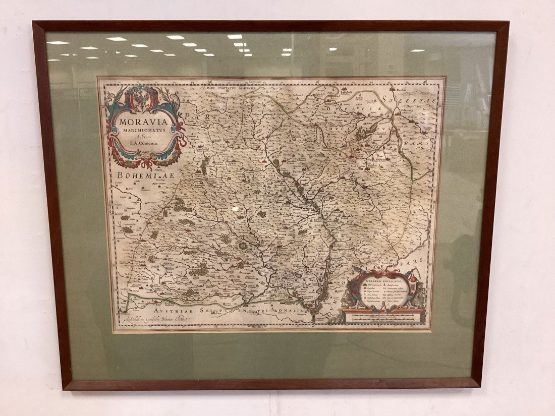 Map Of the Czech Republic By I. A. Comenio (1 of 4)