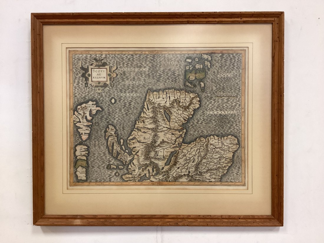 Map Of Northern Scotland By Gerard Mercator: Scoti Ae Regnvm, Site 14.25" x 18.25"