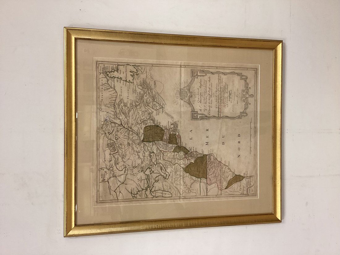 Lotter Map Of Colonial North America In French By Matthew Albert (1 of 6)